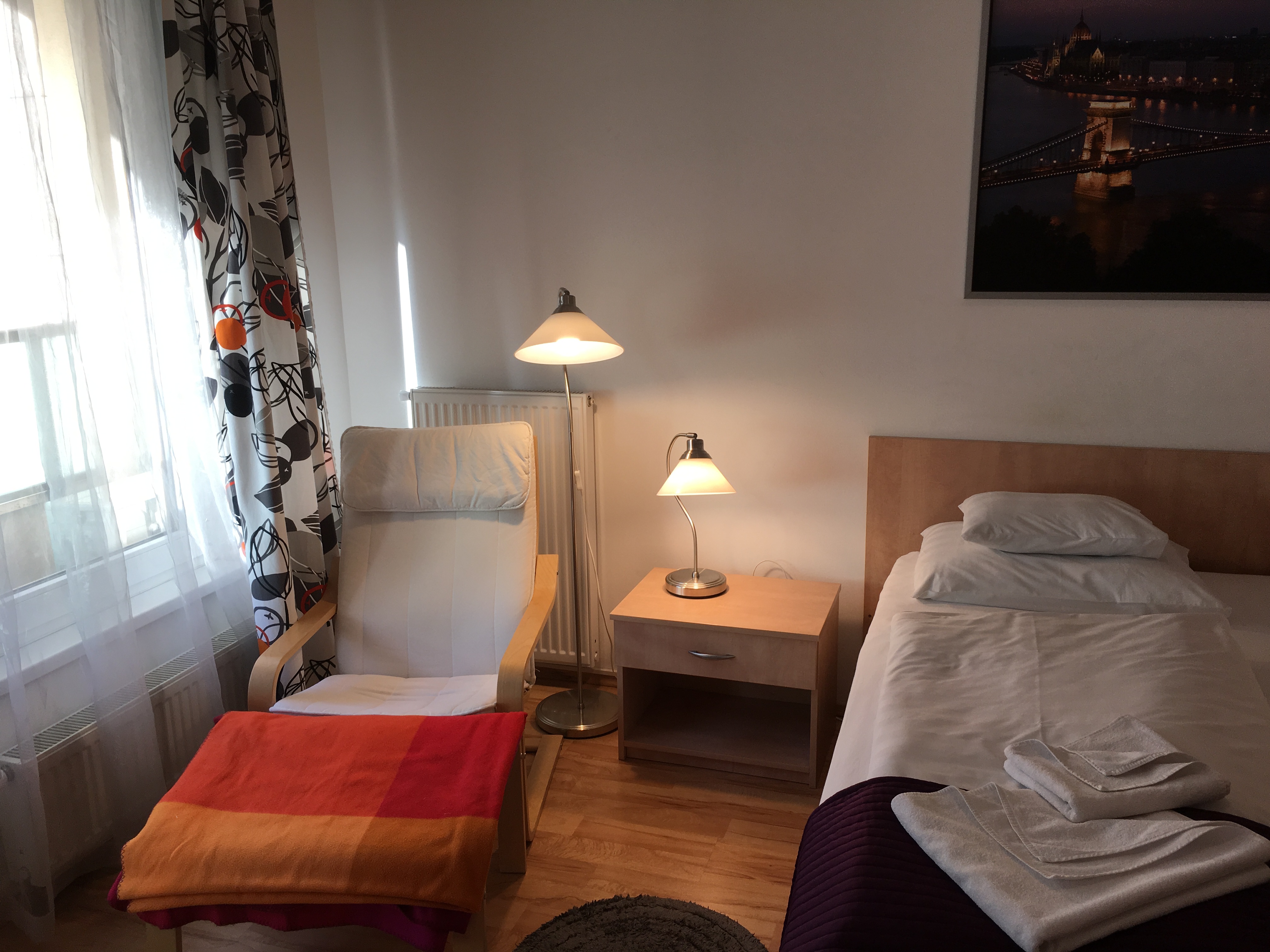 Második kép az Amarillisz apartman nappalijáról