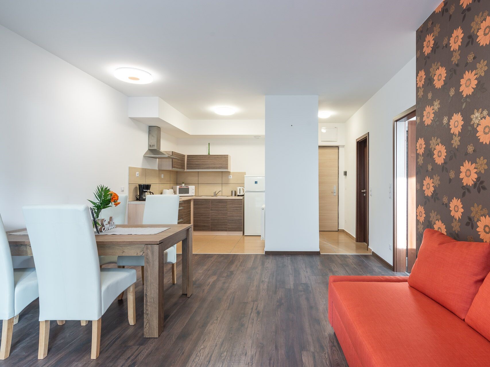 Második kép a Bársonyvirág apartman nappalijáról